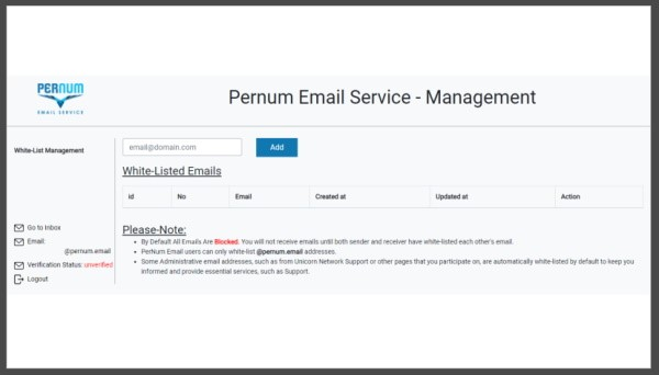 Pernum Email Management